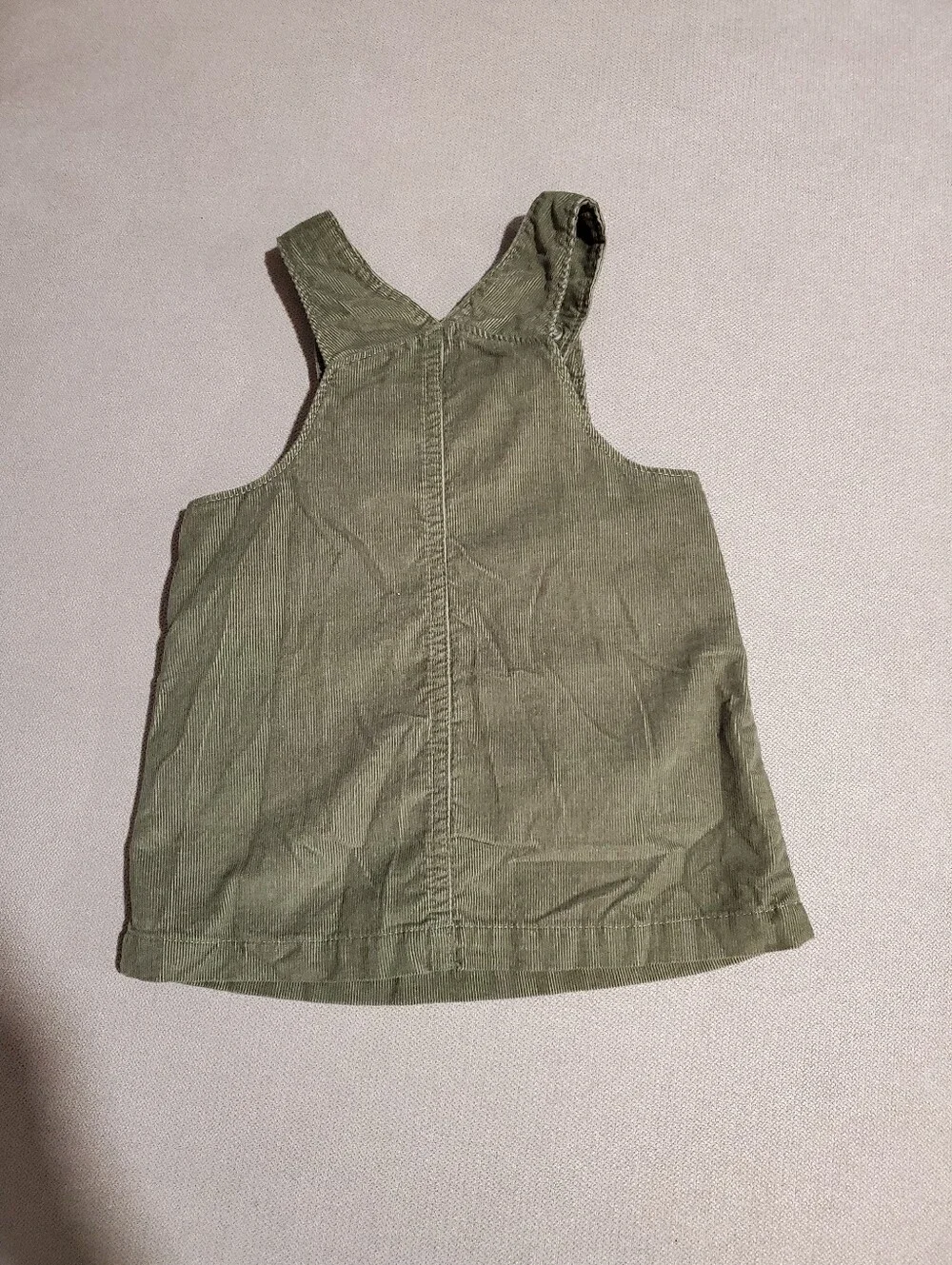 3-6M Carter's Olive Green Dress with Button Front